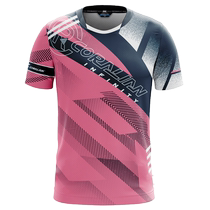 Kelian Korean badminton clothing for men and women fashionable breathable quick-drying short-sleeved suits for couples slimming sportswear