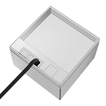 Yingpu International stainless steel all-copper waterproof floor socket hidden five-hole marble floor network flat socket