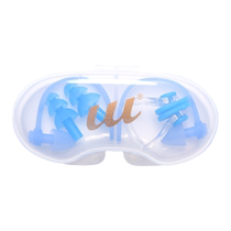 Earplug set anti-choking nasal plug silicone professional waterproof adult and children swimming equipment supplies swimming nose clip