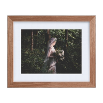 Solid wood photo frame table setting photo customization washed photos and made into ornaments childrens couple photos wedding photos enlarged wall hangings
