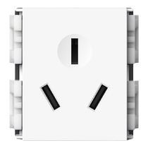 Chint Electrician official flagship store switch socket brass floor plug three-hole socket 16A module
