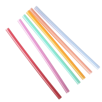 Baby straw childrens food grade soup drinking silicone drinking water artifact baby drinking milk universal thick non-disposable hose