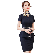 Professional suit suit for women 2024 summer new temperament jewelry store hotel work clothes office white-collar work clothes