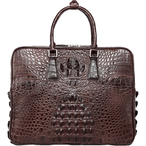 Караван Крокодил ручной мешок мужские кожаные ручные кожаные ручные кроссворды мужская сумка авокадо кожаный шкатулка для деловых поездок портфель