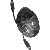 Car spring cable reversing AV video extension cable aviation head 220V to 12V power supply 5-30 meters line step-down combination