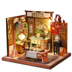 Handmade DIY Chinese-Style Loft Blind Box Scene Model Assembly Toy Creative Birthday Gift for Women