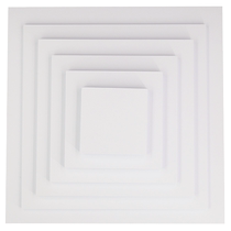 正方形白卡纸彩铅 马克笔 油画棒手绘纸185g240克荷兰白卡10CM 15CM 20cm 25cm 30cm 36厘米