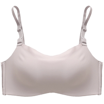 Soutien-gorge tubulaire pour femmes anti-exposition enveloppant la poitrine été fin rétractant la poitrine poitrine plate soutien-gorge push-up à petite poitrine épaississant