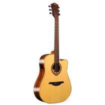 French brand LAG single board folk guitar T318DCE top single electric box folk acoustic guitar bright 41 inches