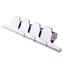 Powerful clip not easy to rust finishing clip alloy steel small bill clip mountain-shaped clip steel thickened long-tail bill clip steel clip large powerful iron clip to fix mountain-shaped drawing board