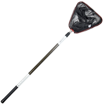 Weibaolai big thing net copying pole full set of herring sturgeon giant thing net copying carbon super hard 3 4 meters thick telescopic pole