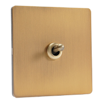 PIALT stainless steel electroplated brass brushed antique brass retro lever socket household switch