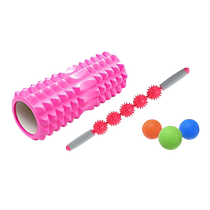 Muscle relaxation massage stick fascial stick leg rolling stick yoga slimming leg release stick elastic fitness roller gear
