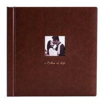 Photo album customized leather window cover baby photo book high-end photo studio wedding photo album production and gift giving