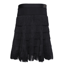 Duoqiao Latin dance skirt for women adult summer new practice clothes advanced dance performance clothes tassel skirt