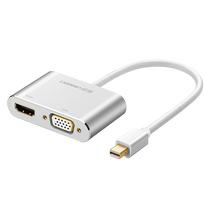 Green Alliance minidp to hdmi vga computer converter dp interface thunderbolt 2 docking station connection monitor projector external adapter cable suitable for apple macbookai