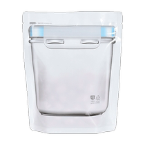 Refrigerator seal bag zipper bag household frozen food arlock fresh-keeping bag large size extra large