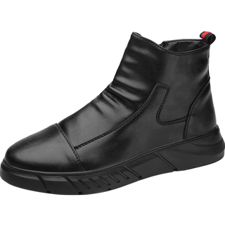 Schneestiefel herren neuer winter high-top martin plus samtverdickte warme baumwollschuhe nordost wasserdichte chelsea-stiefel lederschuhe