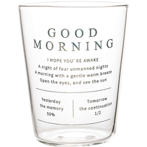 Modern housewife original coffee cup household high-value breakfast cup milk cup female water cup ins style glass cup