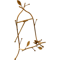 Juhan wrought iron metal rack stand book plate menu display stand clock decorative bracket storage ornaments rack