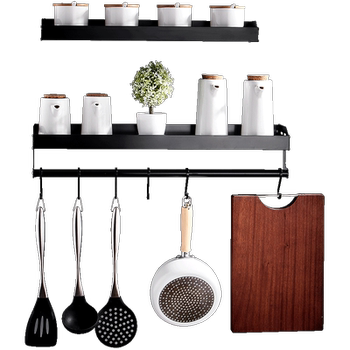 Seasoning oil salt sauce vinegar wall mounted stainless steel kitchen