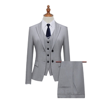 Gray formal mens and womens professional suits temperament high-end teacher suits sales department civil servants thin suits work clothes