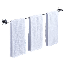 Towel rack no punching 304 stainless steel extremely simple rod for hanging towels bathroom toilet towel rack suction cup