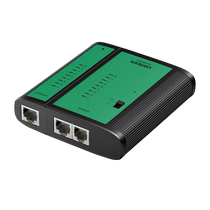 Green Alliance network cable tester monitoring detector engineering professional-grade network line tester broadband signal speed telephone multi-function rj45 11 dual-purpose tool on-off eight-eight four-core inspection universal