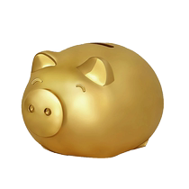 Copper gold pig piggy bank full copper ornaments twelve zodiac copper pig childrens cute gift piggy bank craft gift