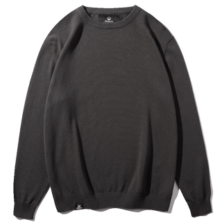 KERWATS纯棉毛衣男士针织衫加肥加大码肥佬装休闲宽松圆领打底衫