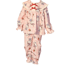 (Clearout bonus starting from 89) Childrens pajamas girls nightgown spring and autumn baby home clothes set boys pajamas