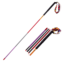 Stick One ultra light Colorful Aluminum Alloy Custom Folded Mountaineering Cane Cross-country Hiking cane Two clothes Z1901