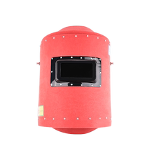 Jia Shute flip-top red steel paper welding mask hat welder mask welding anti-spark welding helmet waterproof