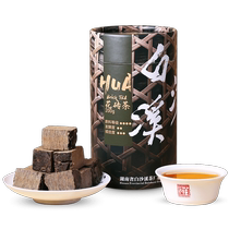 Hunan Anhua Black Tea Authentic White Sand Creek Traditional Flower Roll Tea Bulk Tea Block Canned Milliers de thé 150g