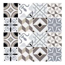 Bathroom waterproof stickers floor stickers self-adhesive tile stickers kitchen wall stickers bathroom floor decorations wear-resistant and non-slip