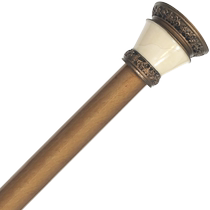 Merma European American style punch-free telescopic rod shower curtain rod shower rod door curtain rod curtain rod retro gold decorative rod