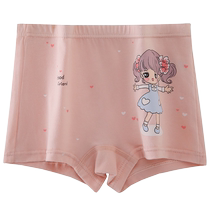 Childrens underwear girls pure cotton boxer baby childrens girls four-corner infants and toddlers no clip pp 100% cotton shorts