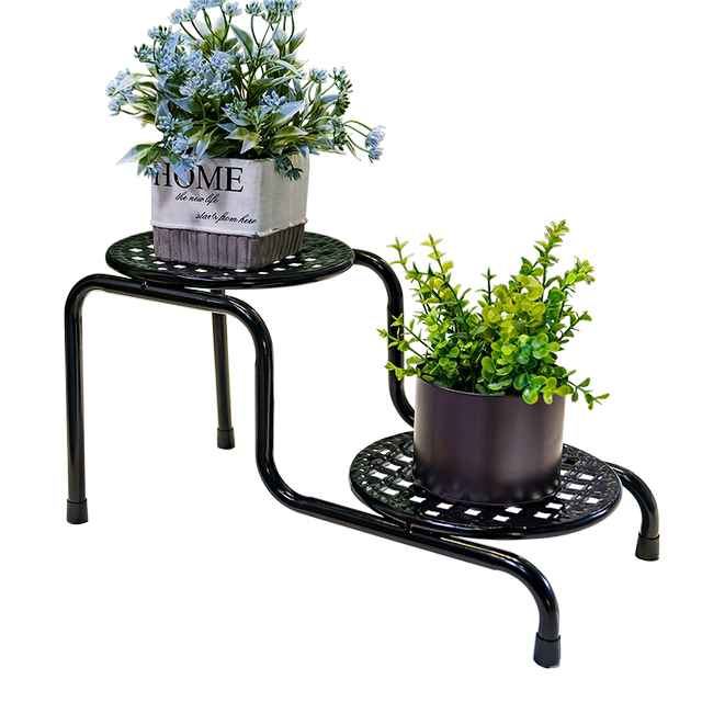 Stepped simple modern floor-standing flower stand