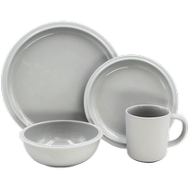 美国BOMSHBEE 北欧简约ins风Tinge系列雾灰色碗碟杯餐具组合