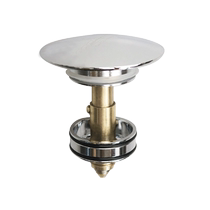 Submarine washbasin leak plug wash basin leak plug pool push-type plug basin plug hole plug spring core