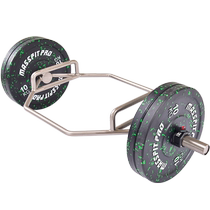 Massfit Massi squat barbell deadlift bar large hole universal shrug hexagonal barbell OB56