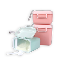 Baby milk powder box portable sealed and moisture-proof packaging box storage food supplement rice noodle box baby rice noodle jar