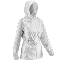 Decathlon raincoat womens outdoor poncho waterproof portable travel hiking mountaineering and cycling stowable jacket ODT2