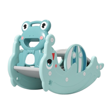 Childrens dual-purpose rocking horse baby rocking horse home rocking chair baby plastic rocking horse slide multi-functional combination toy