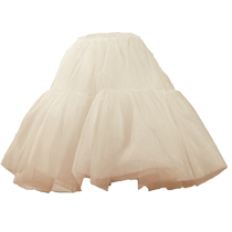 Yilan Tingyu skirt support lolita daily support 60CM violent support Lolita soft gauze mid-length boneless gauze support
