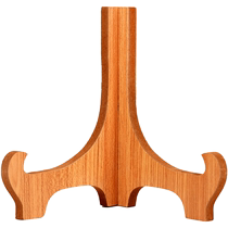 Plate holder display plate rack solid wood disc ornament plate rack Puer tea holder clock rack tea cake rack