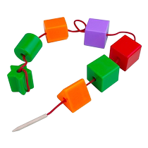 Beads for young children educational and multifunctional toys 4 baby wearing beads assembling string 1-2 years old building blocks 3