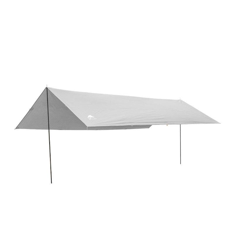 三峰出天幕15D户外防水防雨防紫外线防晒露营遮阳棚天幕布帐篷