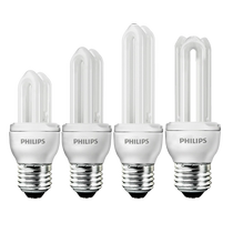 Philips compact energy-saving lamp u-shaped e14e27 screw household 2u lamp tube table lamp bulb super bright fluorescent lamp