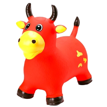 Haha Ball Jumping Horse Childrens Jumping Deer Baby Inflatable Horse Outdoor Toy Increased Thickening Mount Internet Celebrity Green Horse